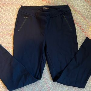 J McLaughlin navy active sport straight leg pants 8
